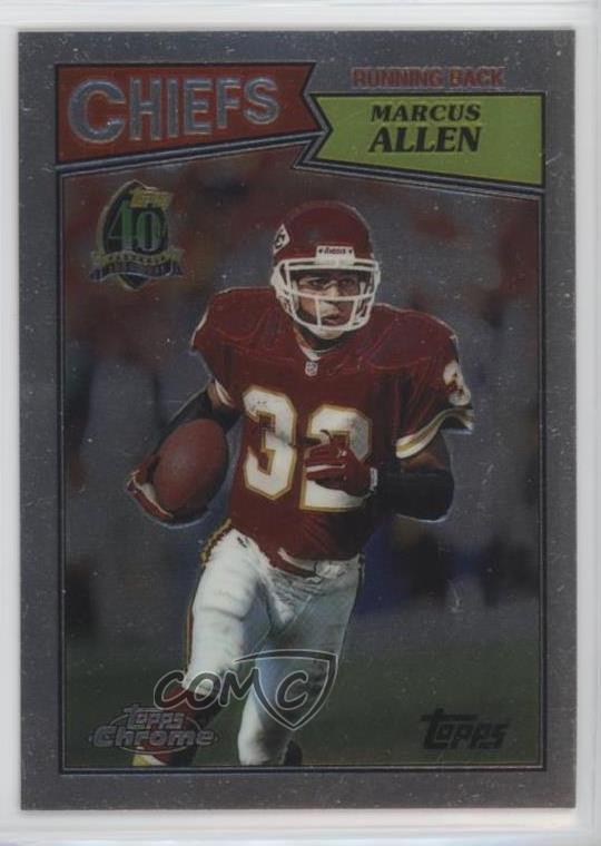 1996 Topps Chrome 40th Anniversary Retro Marcus Allen #32 HOF