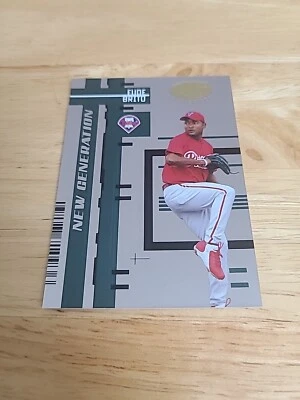 Eude Brito 2005 Leaf Certified Materials /499 #244 Philadelphia Phillies $$$ - Image 1 of 3