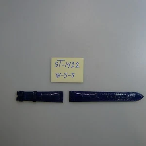 Delaneau Watch Strap, Blue Crocodile - Picture 1 of 3