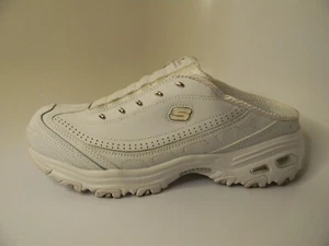 New Womens Skechers Air-Cooled Memory Foam Open Heel White Shoes Size 8.5 - Picture 1 of 12