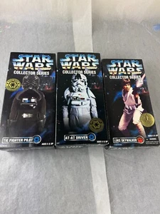Star Wars Luke Skywalker AT Driver Fighter Pilot 12 pulgadas grande Kenner 1996 - Imagen 1 de 6