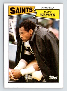 1987 Topps Karte, #280 Dave Waymer, New Orleans Saints Hall of Famer - Bild 1 von 3