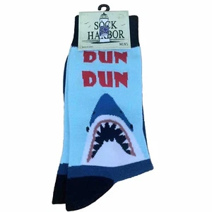 Calcetines Sock Harbor Crew Para Hombre 6-12 Dun Dun Tiburón Novedad Calzado Unisex Verano - Imagen 1 de 4