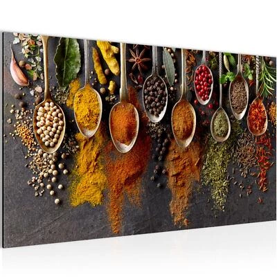 Wandbilder Wohnzimmer Küche Gewürze Schlafzimmer Bild Modern 70x40 cm Esszimmer - Bild 1 von 4