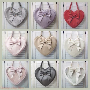 Lolita Heart Shape Itabag Transparent Bag Cute Shoulder Messenger Bag Tote Bag - Picture 1 of 19
