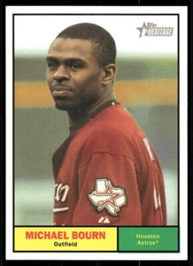2010 Topps Heritage #339 Michael Bourn - Picture 1 of 2