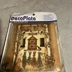 vintage double light switch cover made in USA - Picture 1 of 7