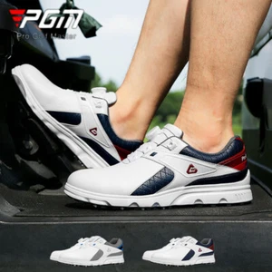 PGM Men Skid-proof Quick-Lacing Golf Shoes Male Waterproof Sports Trainers 39-45 - Picture 1 of 11