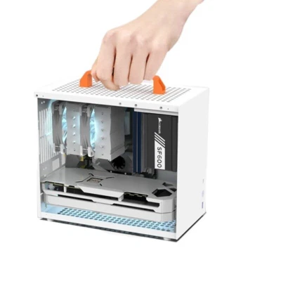 Portable Desktop Computer 120 Water-cooled ATX Power Supply ITX K77 Mini Chassis - Image 1 of 4