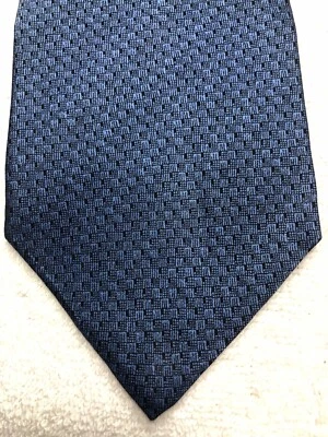 MURANO MENS TIE BLUE AND BLACK 4 X 58 - Image 1 of 4