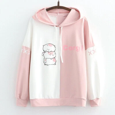 Niña Sudadera con Capucha Prendas para el torso Sudadera con Capucha Pullover Estampado de Gato Manga Larga Estudiante Encan Foto 1 de 4