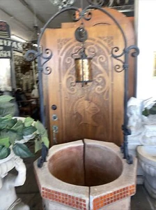 Spanish Revival pendant light with Micah 9x17 With Chain - Picture 1 of 9
