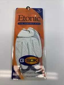 NEW ETONIC ALL WEATHER G SOK GOLF GLOVES MEN’S SMALL CADET LEFT HAND - Picture 1 of 4
