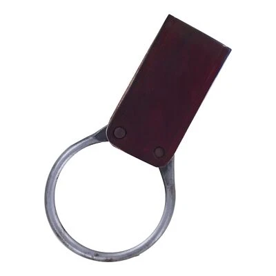 Soporte de hacha estilo vikingo rústico - Accesorio de cinturón de cuero para hachas de batalla y espuma Foto 1 de 4