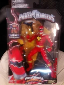SABAN'S POWER RANGERS~COLECCIÓN HEREDADA~DINO THUNDER~RED RANGER~2017 NUEVO EN PAQUETE CON BAF - Imagen 1 de 3