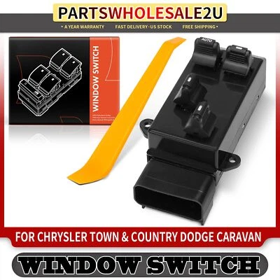 Interruptor de ventana eléctrica izquierda del conductor para Chrysler Town & Country Dodge Grand Caravan Foto 1 de 4
