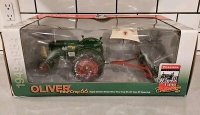 1/16 SpecCast Firestone Oliver Row Crop 66, Umbrella, Case DF Grain Drill, #3145 - Image 1 of 4