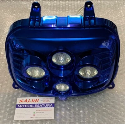 Mascarilla Faro Delantero MBK Yamaha Booster BWS Desde 2004 - Azul Anodizado - Imagen 1 de 4
