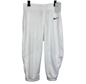NEW Nike Men's Small Vapor Select High Baseball Pants Solid White BQ6432-100 - Picture 1 of 6
