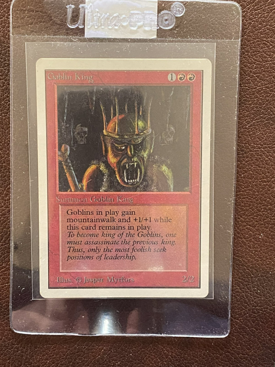 Goblin King Magic: The Gathering Individual Trading Card Goblin King Magic: The Gathering Individual Trading Card