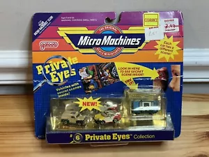 Vtg 1989 Galoob Micro Machines #6 Private Eyes Collection Secret Scenes Porsche - Picture 1 of 13