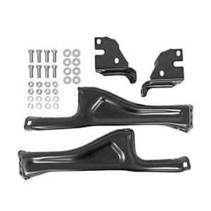 FRONT BUMPER BRACKETS 4 PCS SET W/HARDWARE 1981-87 CHEVROLET TRUCK - Picture 1 of 1