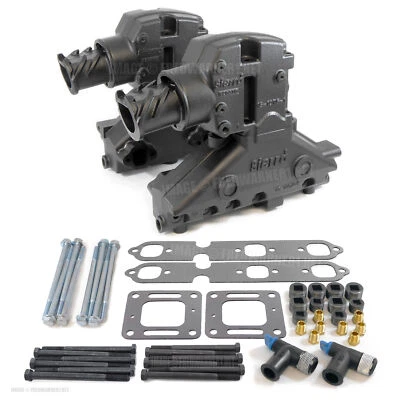 Kit colector de escape marino Sierra MerCruiser 4,3 L V6 99746 44354 1985-2002 Foto 1 de 4