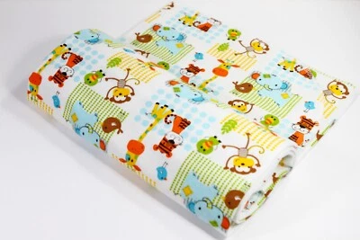 Baby Blanket - Handmade Cotton Flannel - Image 1 of 4