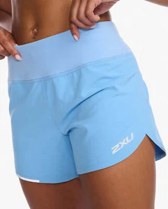 Pantalones Cortos de Correr 2XU Aero 4 Pulgadas Para Mujer WR6534b Ligeros Elastizados Pequeños MIR/WRF - Imagen 1 de 6