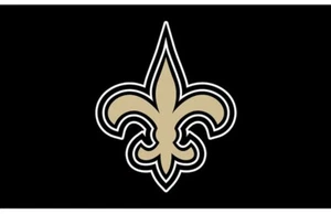 New Orleans Saints Flag 3X5 Banner NFL Black Gold NOLA Kamara Fast Free Shipping - Picture 1 of 7