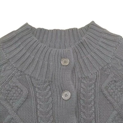Talbots Cable Knit Angora Rabbit Hair Cardigan Sweater XL Nautical Old Money New - Image 1 of 4