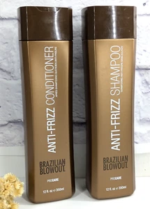 NEW COMBO 2😍Brazilian Blowout Anti-Frizz Shampoo & Conditioner Duo Set 12oz - Picture 1 of 7