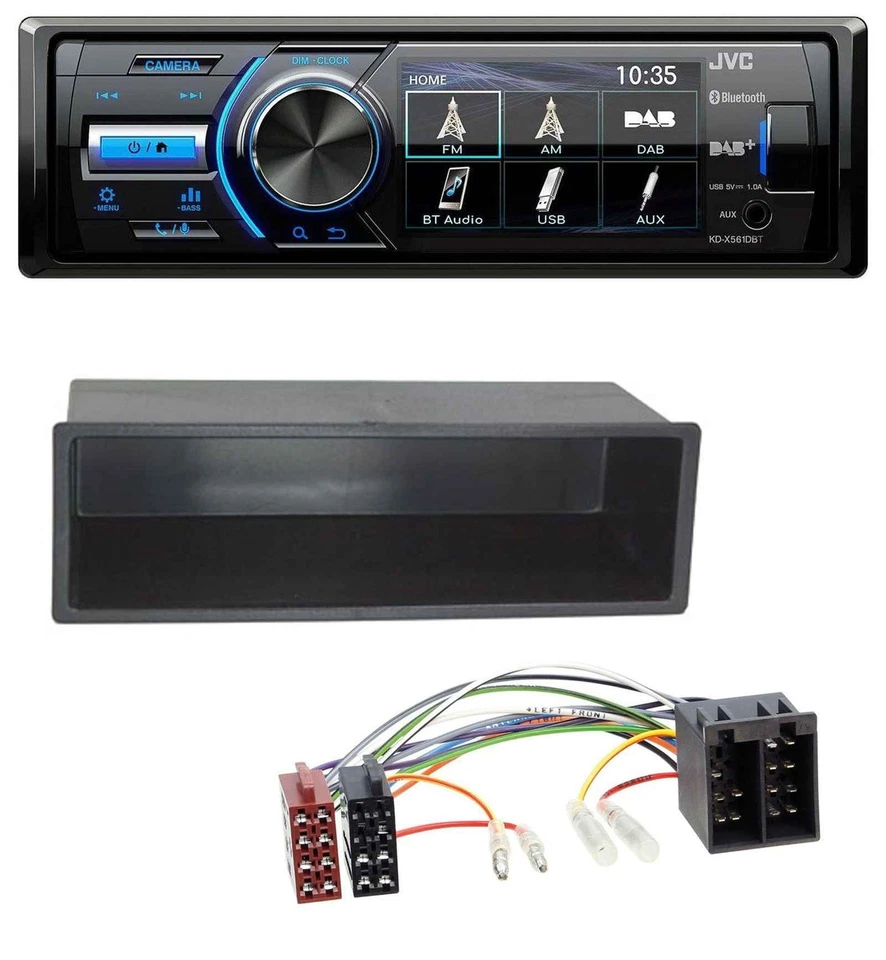 JVC Bluetooth MP3 USB DAB Autoradio für Mercedes A-Klasse M-Klasse Vaneo VW Pass - Bild 1 von 4