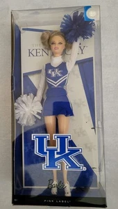 University of Kentucky (UK) Cheerleader Barbie Doll Mattel Blonde - Picture 1 of 9