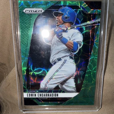 EDWIN ENCARNACIÓN - 2025 Panini Prizm Béisbol FOTL - MIRA VERDE /75 Foto 1 de 3