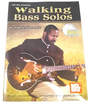 Mel Bay Presents Walking Bass Solos by John E Lawrence PB Book w CD NEW C243 - Image 1 of 4