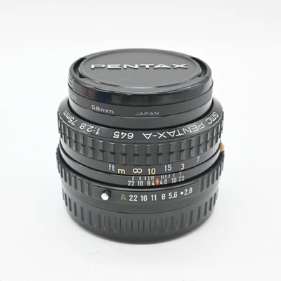 Pentax SMC A 645 75mm F2.8 Standard Lens For Pentax 645 N NII [Near Mint] - Image 1 of 4