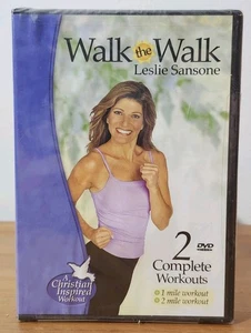 Walk the Walk with Leslie Sansone - One  Two Mile Walk (DVD, 2003) *READ* - Imagen 1 de 4