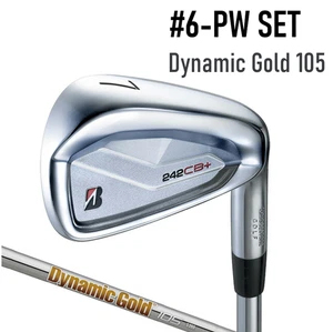 BRIDGESTONE GOLF 242CB+ IRON SET #6-PW DYNAMIC GOLD 105 S FLEX 5 CLUBS SET - Picture 1 of 9