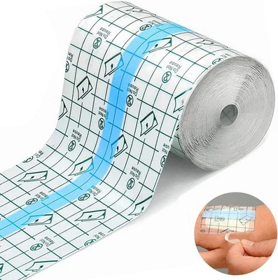 LETTERASHQP Duschpflaster Wasserfest 10cmx10m Tattoo Pflaster Wasserdicht Pflaster