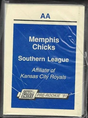 1991 Line Drive Memphis Chicks Factory Sealed Team Set - Image 1 of 2