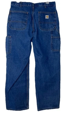 Carhartt Flame Resistant Carpenter Jeans Sz 34x30 HRC2 - Image 1 of 4