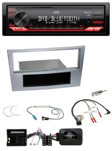 JVC DAB Lenkrad Bluetooth USB Autoradio für Opel Astra H Zafira B Corsa D matt-c - Bild 1 von 11