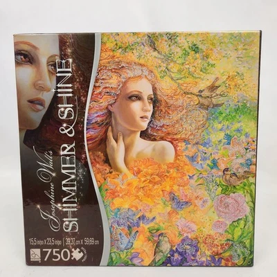 New Sealed Sure Lox Shimmer & Shine 750 Pc Puzzle "Summer Breeze" Josephine Wall - Image 1 of 4