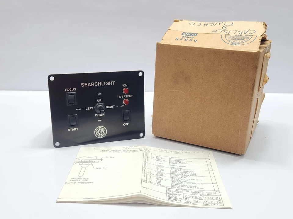 CARLISLE & FINCH C4-1M-2 ELECTRIC JOYSTICK SEARCHLIGHT CONTROLLER - Image 1 of 4