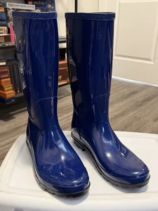 UGG Women Shaye Waterproof Rain Boots Size 8 US Blue - 1012350 New No Box - Picture 1 of 4