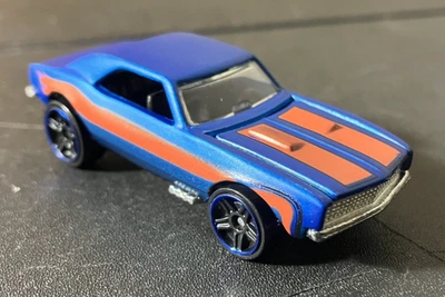 Blue & Orange 1967 Chevrolet Camaro - Hot Wheels Dream Garage 1:64 Diecast CLEAN - Image 1 of 4