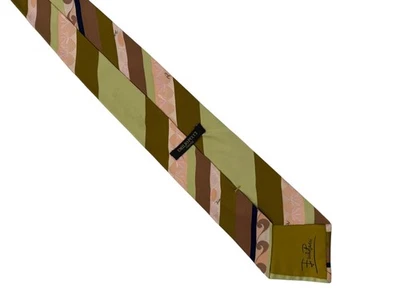 Emilio Pucci Necktie Vintage Neck Tie Italian 100% SILK Men's 59X3.7" - Image 1 of 4