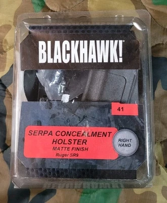 Funda de paleta de polímero derecha Blackhawk Serpa Ruger Sr9/Sr40 Owb Foto 1 de 4
