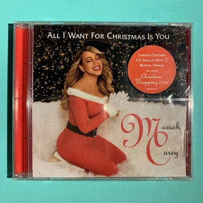 Mariah Carey - All I Want For Christmas Is You (CD, 2024) 3 TRK NEW & SEALED *M* - Image 1 of 2